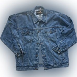 Cobra Size XL Oversized Plus Size Denim Jean Button Up Jacket NWOT